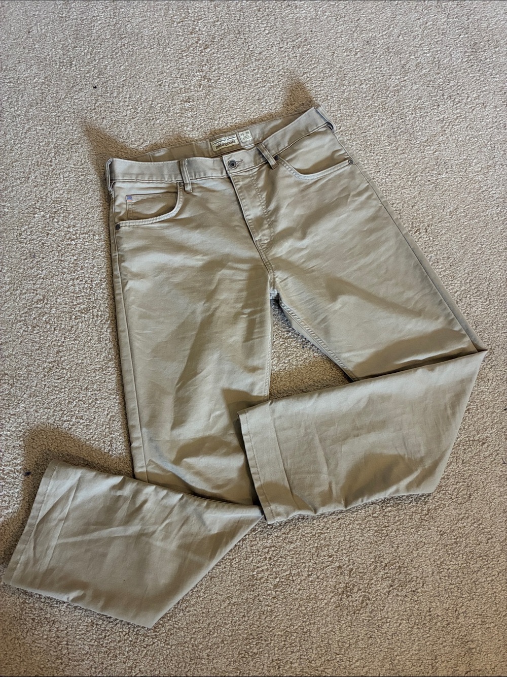 Patagonia 35x30 Men's Chino Pants - Beige